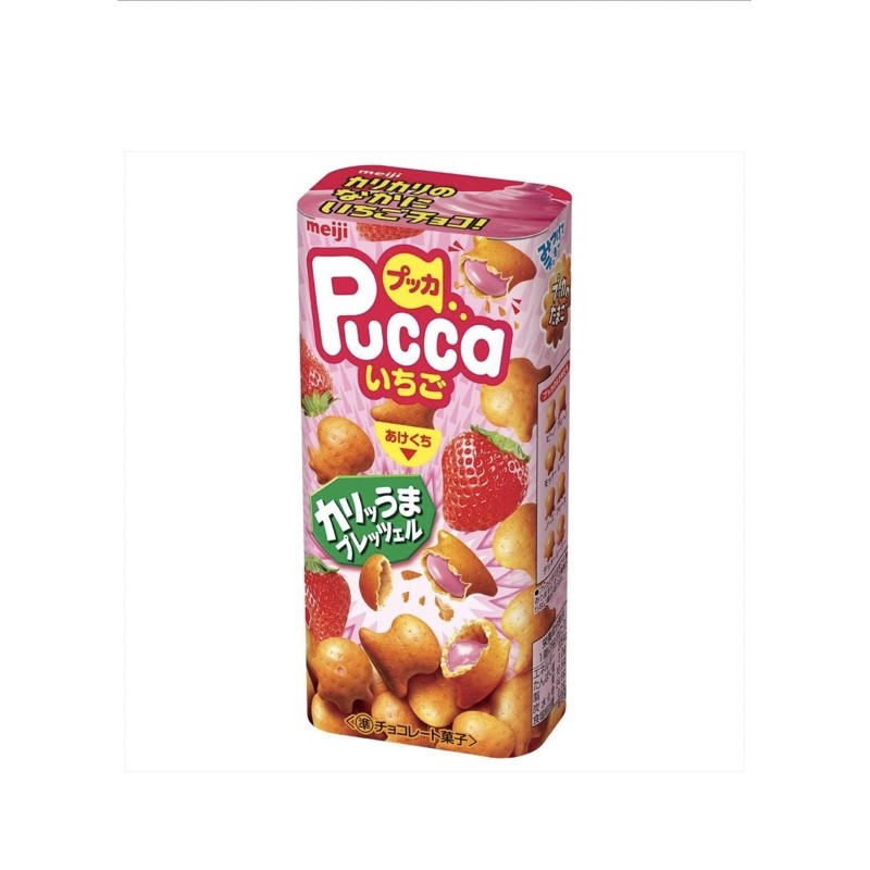 Meiji PUCCA Strawberry 39 g.