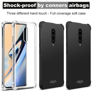 Imak OnePlus 7 Pro กันกระแทกถุงลมนิรภัยกัน Case กระแทก ปกหลังพร้อมฟิล์มกันระเบิด