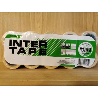 INTER TAPE อินเตอร์เทป เทปย่นพ่นสี กระดาษกาวย่น ขนาด 3/4" x 10 หลา 50ม้วน​