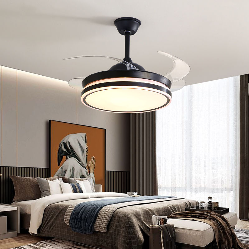 Remote Control Dimming Fan with Light Ceiling Fan Lights Invisible