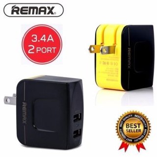 REMAX USB X 2 DC5V 3.4A CHARGER RTM6188