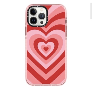 Casetify iPhone 13 Promax : 70s pink heart [พร้อมส่ง!!]