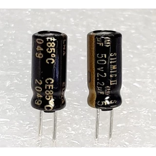 Elna Silmic II 1uf 2.2uf 4.7uf 50v , 10uf 35v , 22uf 25v capacitor ตัวเก็บประจุ คาปาซิเตอร์
