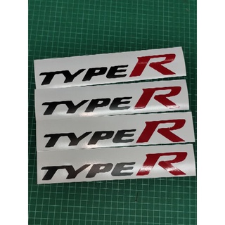 สติ๊กเกอร์แต่งรถยนต์ "Type R" สินค้่าขายเป็นคู่