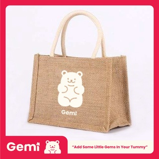 GEMI Mini Jute Bag / กระเป๋า กระเป๋าไปทะเล กระเป๋าสาน ปอกระเจา กระเป๋ารักษ์โลก ของแท้ เป๋าสาน