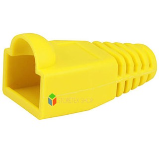 LINK US-6005 CAT 5E Plug BOOT Yellow 100 ตัว