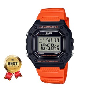 แท้แน่นอน 100% คลาสสิกสุดๆกับนาฬิกา CASIO รุ่น W-218H-4B2VDF