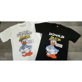 New เสื้อยืดcotton สกรีนลายแม๊ก Donald duck