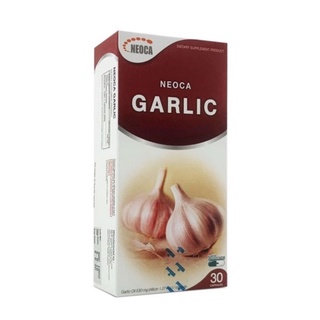 Neoca Garlic นีโอก้า การ์ลิค น้ำมันกระเทียม ลดคอเลสเตอรอล เสริมสร้างระบบภูมิคุ้มกัน ขนาด 30 แคปซูล 11585