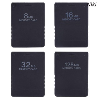 Niki Memory Card for PS2 Playstation 2 Free McBoot Card 8MB 16MB 32MB 128MB OPL MC Boot Program Card for All PS2 Games