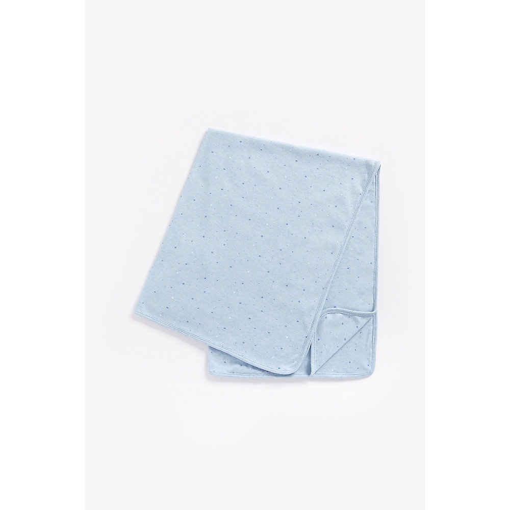 Mothercare My First Blue Cotton Shawl