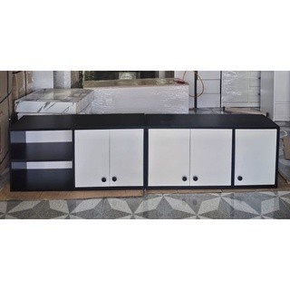 ราคาถูก Hawa 90 Furniture ตู้แขวนแบบเซต 2ใบคู่กัน 30*95*45 (เลือกสีได้)