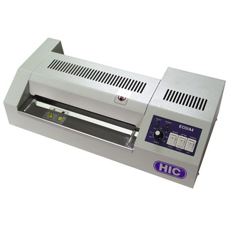 HIC HEAVY DUTY LAMINATOR #ECO/A4 เครื่องเคลือบบัตร (สำหรับร้านค้าโดยเฉพาะ) ประกันศูนย์ 1 ปี