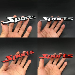 โลโก้ Sports งานอลูมิเนียม ขนาด 16x2.5cm