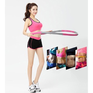 (คละสี) ฮูล่าฮูปโฟม Massaging Hula Hoop แบบมีลูกคลื่นช่วยนวด (YF-1079)