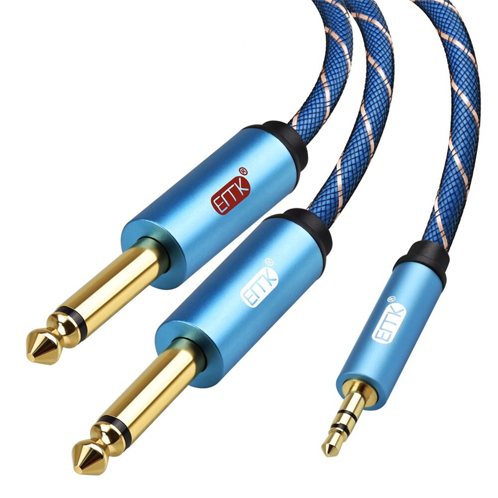 ERTK สาย 3.5 To 6.35 แบบ 2 หัว สำหรับเครื่องเสียง ของแท้
