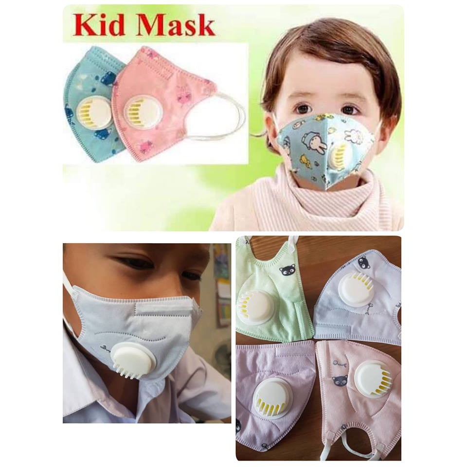 ผ้าปิดจมูก แบบมีวาล์ว เด็ก และ ผู้ใหญ่ ป้องกันฝุ่น PM2.5