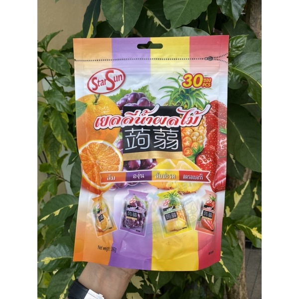 เยลลี่น้ำผลไม้ starsun 1ห่อมี30ซอง