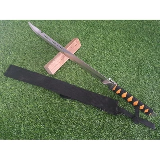 SAMURAI 70 cm. ใบสแตนเลส หนา 2.4 mm ใบเจาะพอดสวยงาม ยามรวมด้าม 70 เซนติเมตร