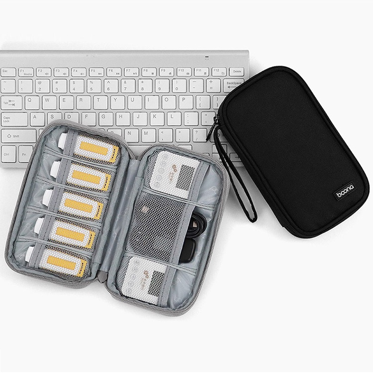 กระเป๋าจัดเก็บแฟลชไดรฟ์ สายเคเบิล USB แบบพกพา