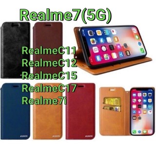 ✨พร้อมส่ง🇹🇭✨XUNเคสฝา​พับ​ For Realme C11 C12 C15 C17 C25 C21 C20 C35 C30 C30s / Narzo 50i Prime / 50A Prime / Realme 7