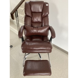 สินค้าเกรดB หลุดQC เก้าอี้ผู้บริหาร Office Chair นั่งทำงาน ออฟฟิศ Brown รุ่นS1 /เบอร์1