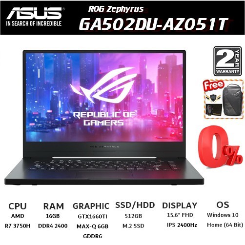 🔥🔥Special Price🔥🔥 ASUS ROG Zephyrus GA502DU-AZ051T