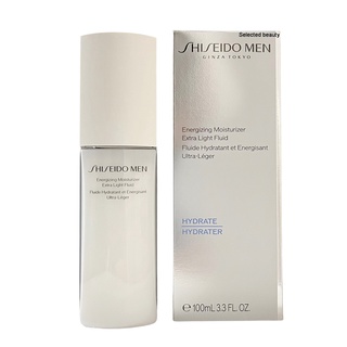 Shiseido Men Energizing Moisturizer Extra Light Fluid 100ml อิมัลชั่นเนื้อบางเบา