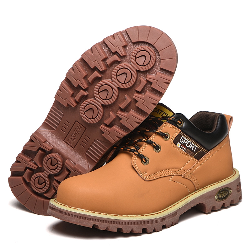 รองเท้าเซฟตี้ รองเท้าเซฟตี้หัวเหล็กหุ้มข้อ งานหนังออยล์แท้ งานสวย งานละเอียด - รูปที่ 4