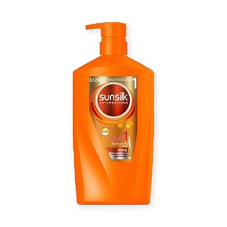 💥โปรสุดพิเศษ!!!💥 ซันซิล ครีมนวดผม แดเมจ รีสโตร์ สีส้ม ขนาด 900 มล. Sunsilk Shampoo 900 ml Orange