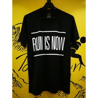 เสื้อ RUN IS NOW เนื้อ Micro polyester 100%