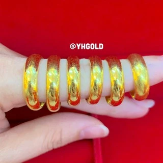 แหวนทอง1สลึง Yonghenggold แหวนเกลี้ยงทองคำแท้96.5% มีใบประกันสินค้า