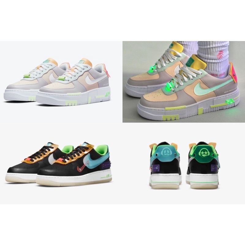 [รับพรี] LPL x Nike Air Force 1 Pixel “Have A Good Game” เรืองแสงตอนกลางคืน