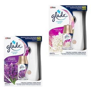 เครื่องพ่นปรับอากาศ GLADE 175g LAVENDER VANILLA/WHITE LILAC