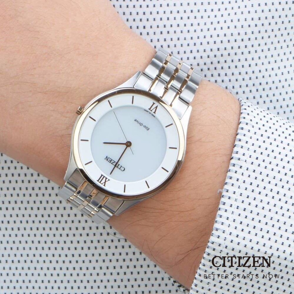 CITIZEN Eco-Drive AR0074-51A Stiletto Super Slim Men's Watch ( นาฬิกาผู้ชายพลังงานแสง )