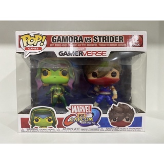 Funko Pop Gamora VS Strider Marvel Gamervese Capcom 2 Pack