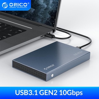 Orico เคสฮาร์ดดิสก์ไดรฟ์ภายนอก HDD SATA เป็น USB 3.1 Type C Gen 2 10Gbps SSD 4TB ขนาด 2.5 นิ้ว