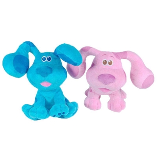 20cm ตุ๊กตานุ่มรูปการ์ตูนสีฟ้าสีชมพูดัลเมเชี่ยนBlues Clues &amp; You 7.8 "