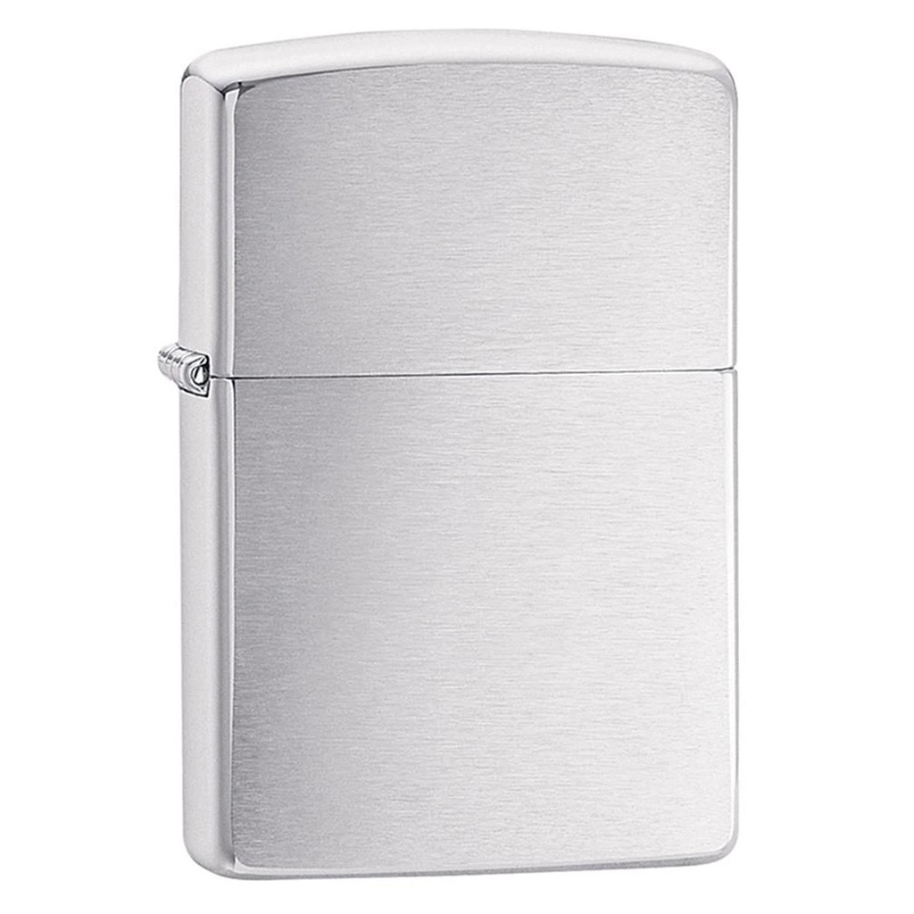 ซิปโป้ รุ่น 200 Brushed Chrome Zippo รุ่นคลาสสิคยอดนิยม ขนาดมาตรฐาน ของแท้รับประกันตลอดชีวิต นำเข้าและจำหน่ายโดยตัว