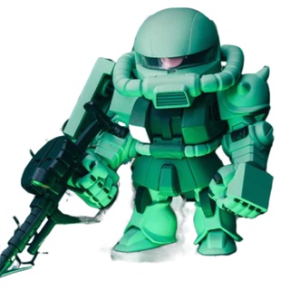 Bandai Gundam Series Zaku Blind Box ของเล่น QMSV Mini Hand รุ่น Bandai Gundam ของเล่น Surprise Bag ตุ๊กตารูปตุ๊กตาวันเกิ