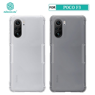 TPU เคสสำหรับ POCO F3 Nillkin Natural Series อ่อน เคส สำหรับ Xiaomi Pocophone X3 NFC Pro