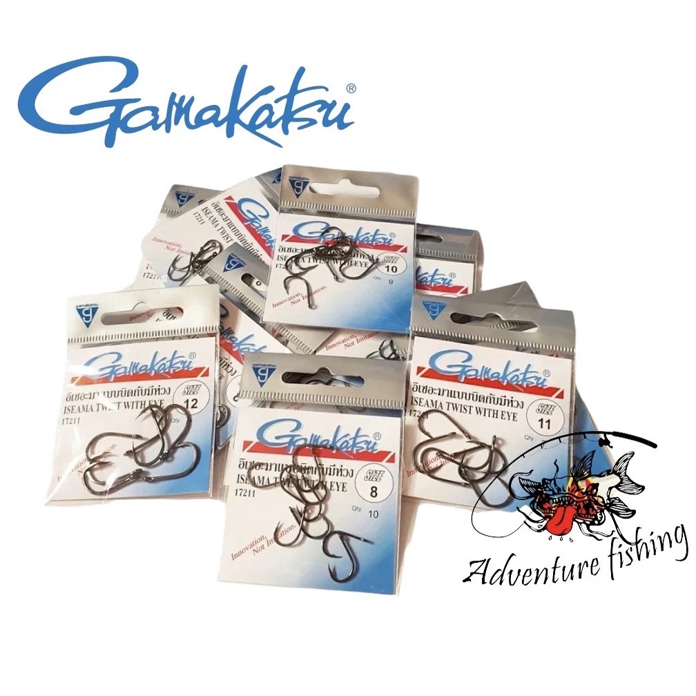 Gamakatsu เบ็ดกามาคัตซึ อิเซอะมาแบบมีห่วง ซองสีฟ้า รุ่น17211