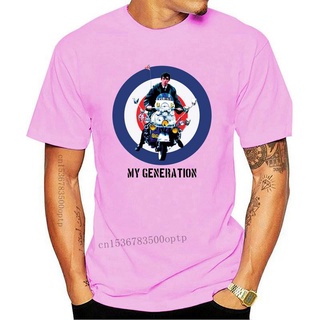 แขนสั้นcrew neckขายดี เสื้อยืด พิมพ์ลาย My Generation Mod Scooter Jam The Who Quadrophenia FHlcgm28ONmbbe51 สไตล์คลาสสิก