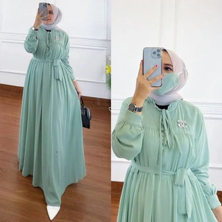 Sheyla MAXY BL Material BABYDOLL FULL Gamis ชุดเดรสล่าสุด ผู้หญิง ใหม่ล่าสุด Gamis Dress Jumbo Center เสื้อผ้าขายส่ง สําหรับผู้ใหญ่ Polos Gamis