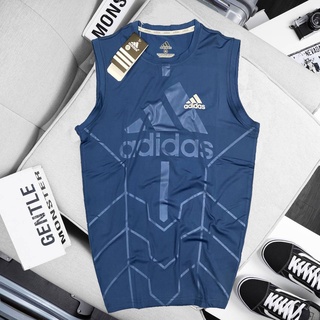 เสื้อกีฬา เสื้อกล้ามแขนกุดผู้ชาย ใส่ออกกำลังกาย ใส่วิ่ง มีคร…