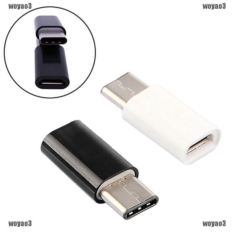 อะแดปเตอร์แปลงข้อมูล USB 3.1 Type C Male to Micro USB Female