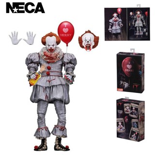 NECA Ultimate Pennywise I Heart Derry IT Action Figure