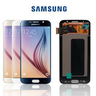 อะไหล่หน้าจอสัมผัสดิจิทัล LCD AMOLED แบบเปลี่ยน สําหรับ Samsung Galaxy S6 G920 G920i G920F