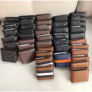 แท้💯🇺🇸Coach กระเป๋าสตางค์ผู้ชาย Men Leather Wallet