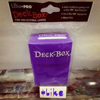 Deck Box "ยี่ห้อ UltraPro" (กล่องใส่การ์ดสีม่วง)